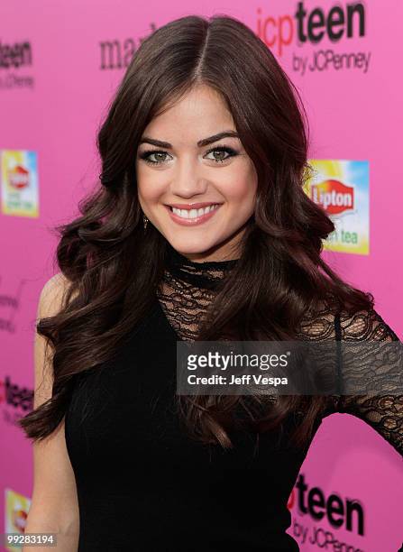 Actress Lucy Hale arrives at the 12th annual Young Hollywood Awards sponsored by JC Penney , Mark. & Lipton Sparkling Green Tea held at the Ebell of...