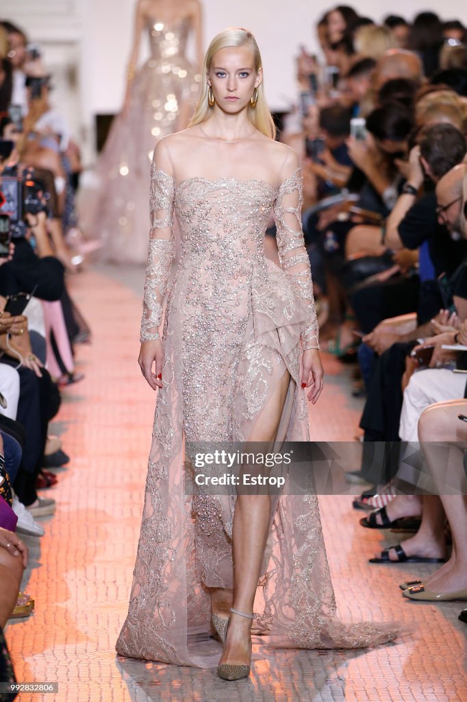 Elie Saab : Runway - Paris Fashion Week - Haute Couture Fall Winter 2018/2019