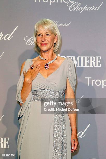 Helen Mirren attends the Chopard Trophy Awards at the Hotel Martinez during the 63rd Annual Cannes Film Festival on May 13, 2010 in Cannes, France.
