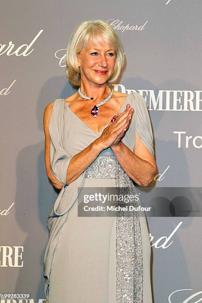 Helen Mirren attends the Chopard Trophy Awards at the Hotel Martinez during the 63rd Annual Cannes Film Festival on May 13, 2010 in Cannes, France.