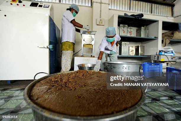 India-Maoist-unrest-forests-economy,FEATURE by Pratap Chakravarty Indian women work at a state-run processing facility in the village of Dugli, some...