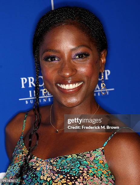 Actress Rutina Wesley arrives at Australians In Film's 2010 Breakthrough Awards held at Thompson Beverly Hills on May 13, 2010 in Beverly Hills,...