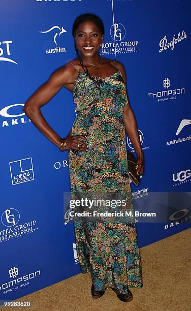 Actress Rutina Wesley arrives at Australians In Film's 2010 Breakthrough Awards held at Thompson Beverly Hills on May 13, 2010 in Beverly Hills,...