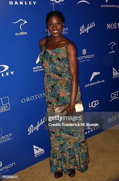 Actress Rutina Wesley arrives at Australians In Film's 2010 Breakthrough Awards held at Thompson Beverly Hills on May 13, 2010 in Beverly Hills,...