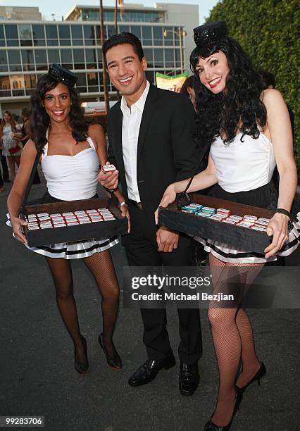 Host Mario Lopez arrives at the 12th annual Young Hollywood Awards sponsored by JC Penney , Mark. & Lipton Sparkling Green Tea held at the Ebell of...