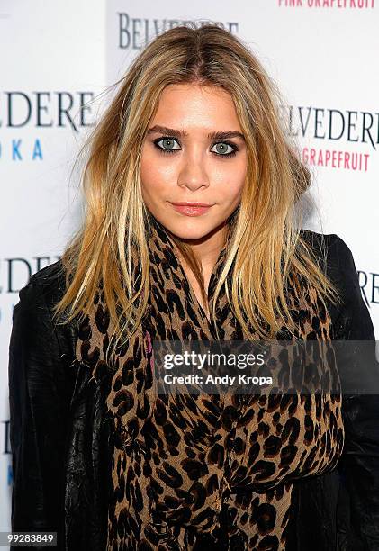 Ashley Olsen attends the Belvedere Pink Grapefruit launch party at The Belvedere Pink Grapefruit Pop-Up on May 13, 2010 in New York City.