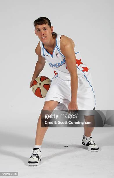 Kelly Miller of the Atlanta Dream poses during Media Day at Philips Arena on May 13, 2010 in Atlanta, Georgia. NOTE TO USER: User expressly...