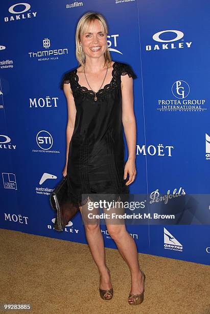 Actress Radha Mitchell arrives at Australians In Film's 2010 Breakthrough Awards held at Thompson Beverly Hills on May 13, 2010 in Beverly Hills,...