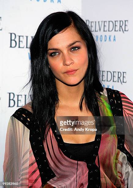 Leigh Lezark of The MisShapes attends the Belvedere Pink Grapefruit launch party at The Belvedere Pink Grapefruit Pop-Up on May 13, 2010 in New York...