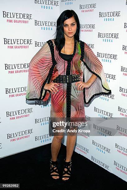 Leigh Lezark of The MisShapes attends the Belvedere Pink Grapefruit launch party at The Belvedere Pink Grapefruit Pop-Up on May 13, 2010 in New York...