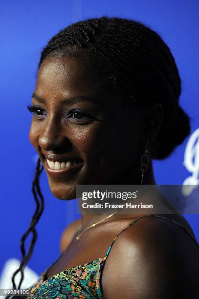 Actress Rutina Wesley arrives at Australians In Film's 2010 Breakthrough Awards held at Thompson Beverly Hills on May 13, 2010 in Beverly Hills,...