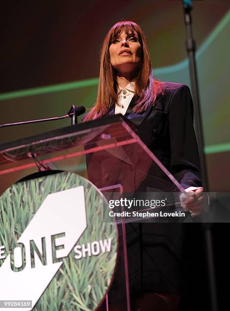 Model Carol Alt attends the 35th Annual One Show hosted by The One Club at Alice Tully Hall, Lincoln Center on May 13, 2010 in New York City.