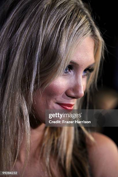 Singer Delta Goodrem arrives at Australians In Film's 2010 Breakthrough Awards held at Thompson Beverly Hills on May 13, 2010 in Beverly Hills,...