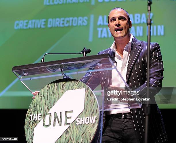 Personality/photographer Nigel Barker attends the 35th Annual One Show hosted by The One Club at Alice Tully Hall, Lincoln Center on May 13, 2010 in...