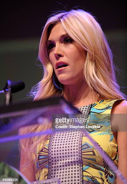 Personality/socialite Tinsley Mortimer attends the 35th Annual One Show hosted by The One Club at Alice Tully Hall, Lincoln Center on May 13, 2010 in...