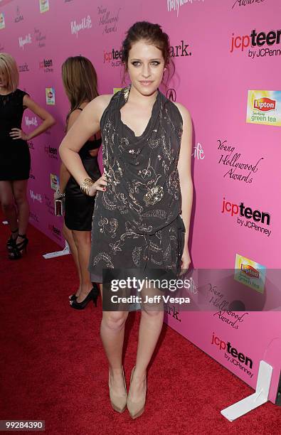 Actress Carly Chaikin arrives at the 12th annual Young Hollywood Awards sponsored by JC Penney , Mark. & Lipton Sparkling Green Tea held at the Ebell...