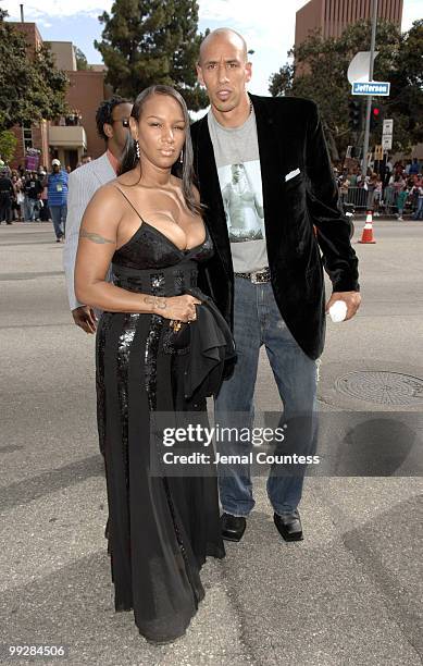 Doug Christie with wife Jackie Christie