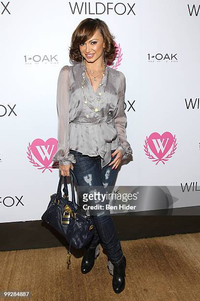 Dancing with the Stars' Karina Smirnoff attends the Wildfox Fall 2010 collection party at 1OAK on May 13, 2010 in New York City.