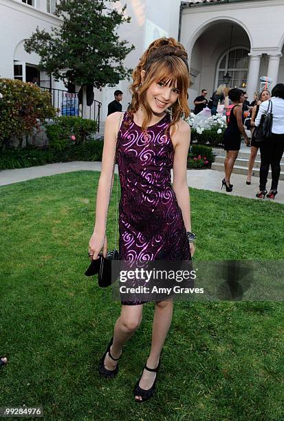 Actress Bella Thorne attends the cocktail reception at the 12th annual Young Hollywood Awards sponsored by JC Penney , Mark. & Lipton Sparkling Green...