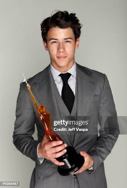 Artist of the Year Nick Jonas of the Jonas Brothers poses for a portrait during the 12th annual Young Hollywood Awards sponsored by JC Penney , Mark....