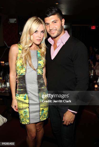 Tinsley Mortimer and Brian Mazza attend the re-opening celebration at The Hill on May 13, 2010 in New York City.