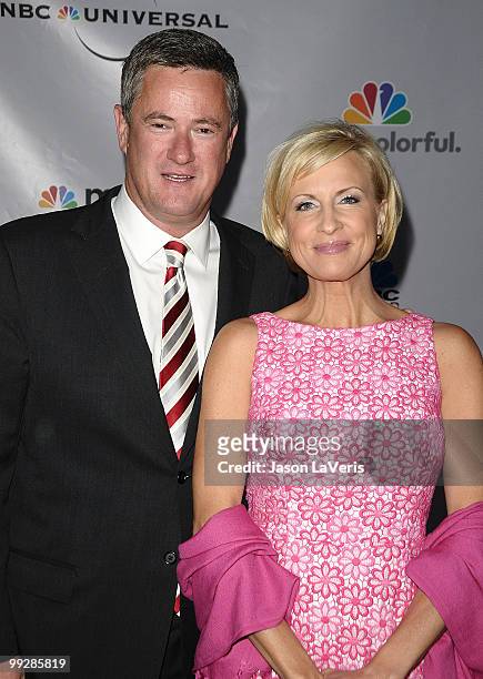 Joe Scarborough and Mika Brzezinski attend "An Evening With NBC Universal" at The Cable Show 2010 at Universal Studios Hollywood on May 12, 2010 in...