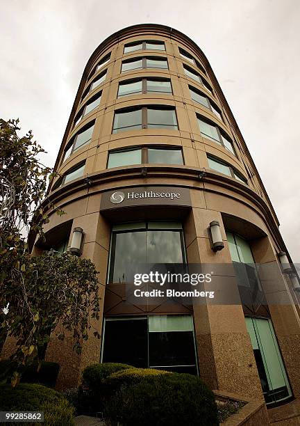 The headquarters of Healthscope Ltd. Stand in Melbourne, Australia, on Friday, May 14, 2010. Healthscope Ltd., Australia's second-largest hospital...