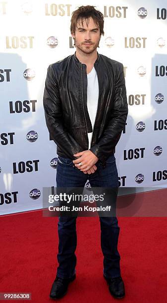 Actor Ian Somerhalder arrives at "LOST Live" The Final Celebration at Royce Hall, UCLA on May 13, 2010 in Westwood, California.