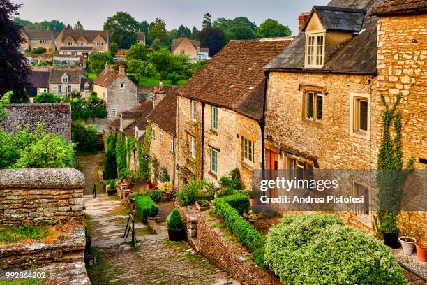 tetbury village, cotswold, england - tetbury - fotografias e filmes do acervo