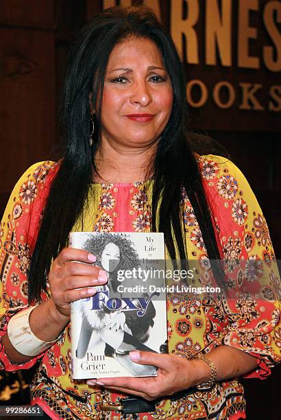 Actress Pam Grier attends a signing for her book "Foxy: My Life in Three Acts" at Barnes & Noble Booksellers at The Grove on May 13, 2010 in Los...