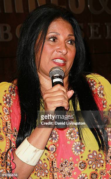 Actress Pam Grier attends a signing for her book "Foxy: My Life in Three Acts" at Barnes & Noble Booksellers at The Grove on May 13, 2010 in Los...