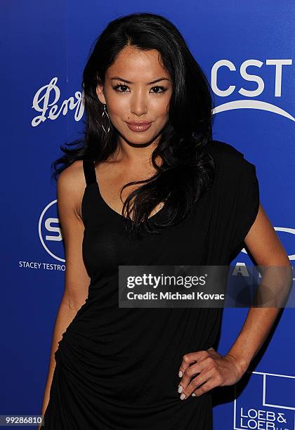 Actress Stephanie Jacobsen arrives at the 2010 Australians In Film Breakthrough Awards at Thompson Hotel on May 13, 2010 in Beverly Hills, California.