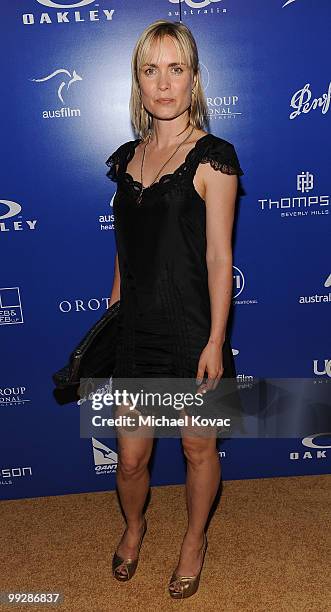 Actress Radha Mitchell arrives at the 2010 Australians In Film Breakthrough Awards at Thompson Hotel on May 13, 2010 in Beverly Hills, California.