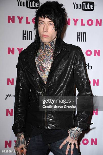 Trace Cyrus attends Nylon Magazine's Young Hollywood Party at Tropicana Bar at The Hollywood Rooselvelt Hotel on May 12, 2010 in Hollywood,...