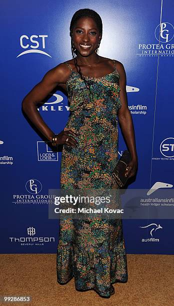 Actress Rutina Wesley arrives at the 2010 Australians In Film Breakthrough Awards at Thompson Hotel on May 13, 2010 in Beverly Hills, California.
