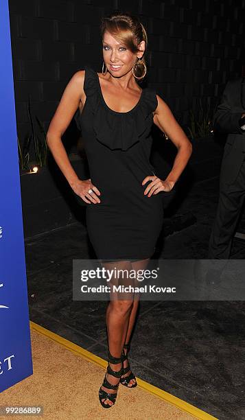 Personality Kym Johnson arrives at the 2010 Australians In Film Breakthrough Awards at Thompson Hotel on May 13, 2010 in Beverly Hills, California.