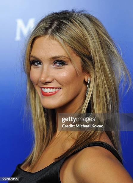 Singer Delta Goodrem arrives at the 2010 Australians In Film Breakthrough Awards at Thompson Hotel on May 13, 2010 in Beverly Hills, California.