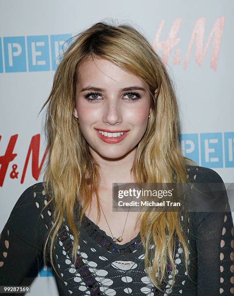Emma Roberts arrives to Paper Magazine's 13th Annual Beautiful People Party held at The Standard Hotel on May 13, 2010 in Los Angeles, California.