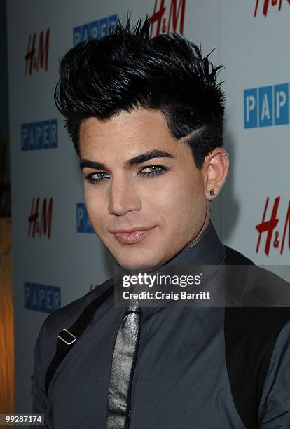 Adam Lambert at Paper Magazine's 13th annual Beautiful People issue celebration at The Standard Hotel on May 13, 2010 in Los Angeles, California.