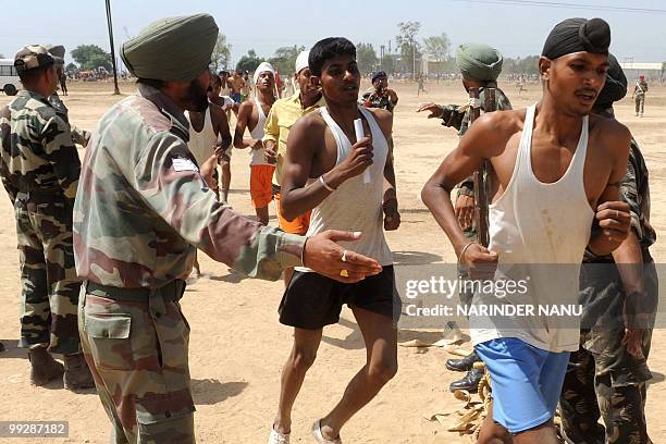Army Rally 74 Indian Army Recruitment Rally At Amritsar Stock Photos, High-Res ...