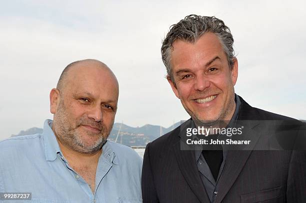 Director Eran Riklis and actor Danny Huston attend the Danny Huston Press Breakfast held at the Moet Salon, Baoli Beach during the 63rd Annual...