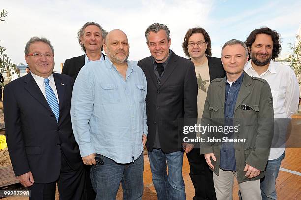 Producer Leon Edery, producer Michael Sharfstein, director Eran Riklis, actor Danny Huston, producer Jens Meurer, producer Marc Missionnier and...