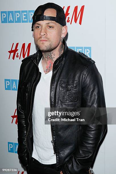Benji Madden arrives to Paper Magazine's 13th Annual Beautiful People Party held at The Standard Hotel on May 13, 2010 in Los Angeles, California.