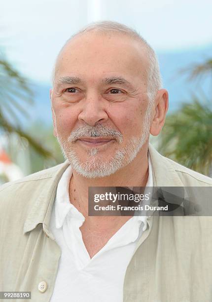 Actor Frank Langella attends the 'Wall Street: Money Never Sleeps' Photocall at the Palais des Festivals during the 63rd Annual Cannes Film Festival...