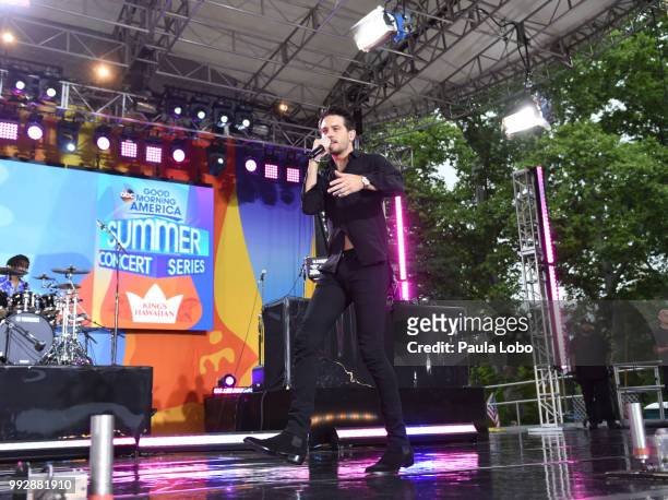 Eazy performs live from Central Park on "Good Morning America," as part of the GMA Summer Concert series on Friday, July 6, 2018 airing on the Walt...