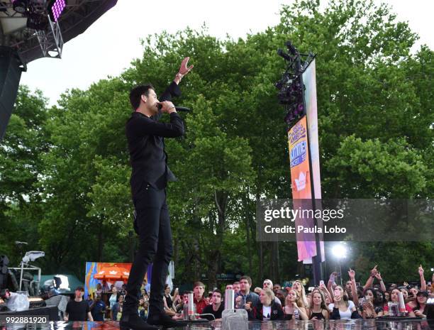 Eazy performs live from Central Park on "Good Morning America," as part of the GMA Summer Concert series on Friday, July 6, 2018 airing on the Walt...