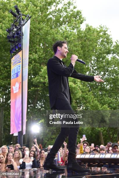 Eazy performs live from Central Park on "Good Morning America," as part of the GMA Summer Concert series on Friday, July 6, 2018 airing on the Walt...