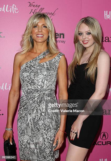 Socialistes Maria Maples and Tiffany Trump arrives at the 12th Annual Young Hollywood Awards on May 13, 2010 in Los Angeles, California.