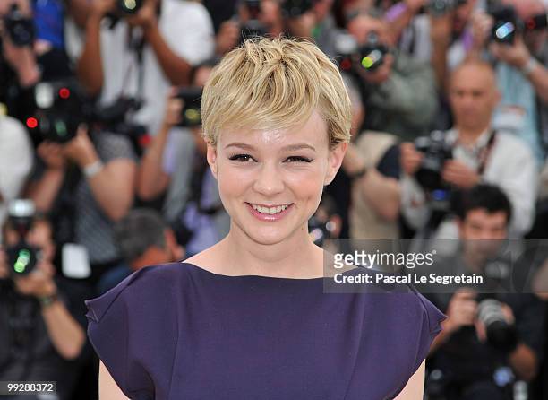 Actress Carey Mulligan attends the 'Wall Street: Money Never Sleeps' Photocall at the Palais des Festivals during the 63rd Annual Cannes Film...
