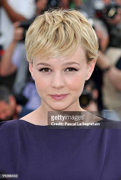Actress Carey Mulligan attends the 'Wall Street: Money Never Sleeps' Photocall at the Palais des Festivals during the 63rd Annual Cannes Film...